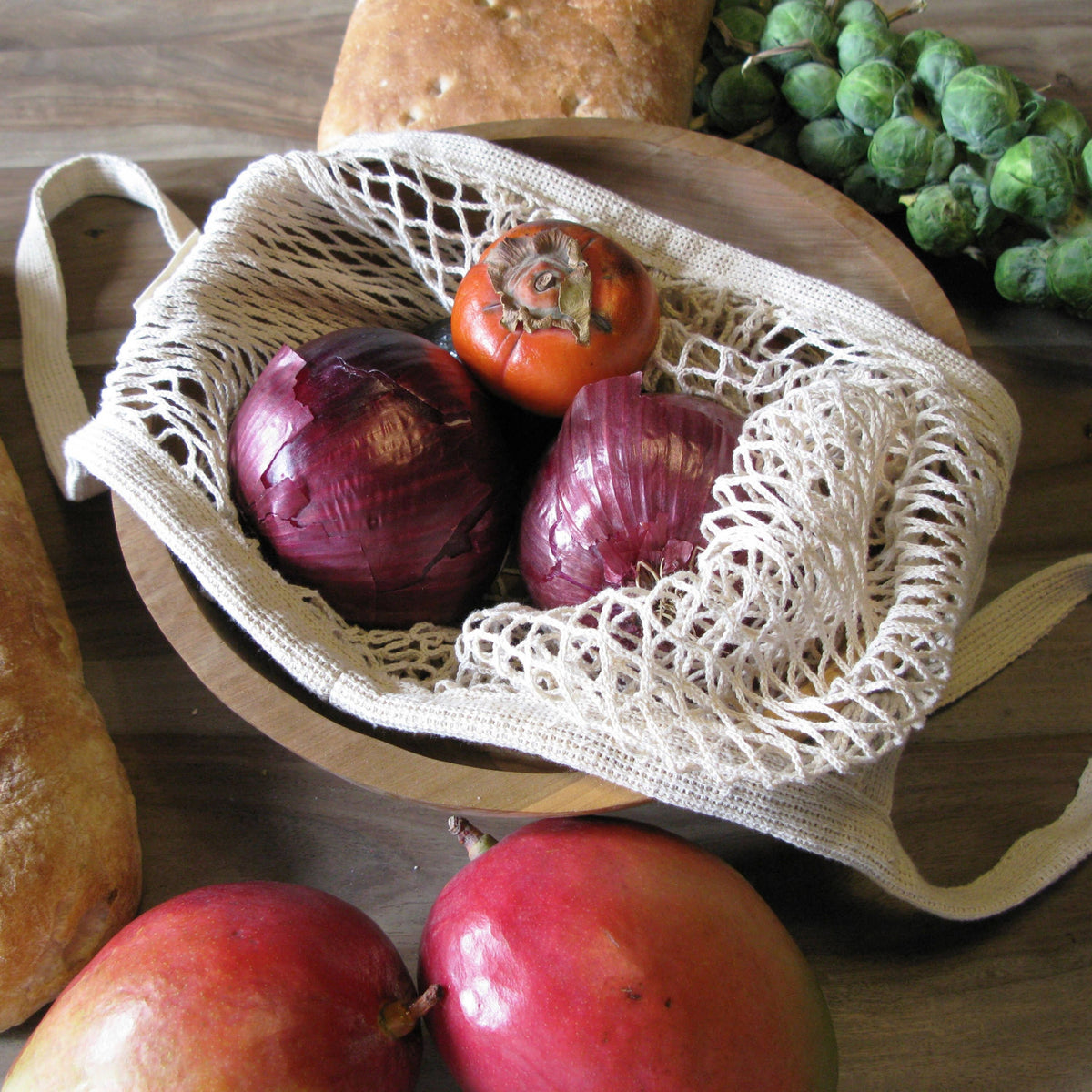 The french market bag no.2 in natural: Natural
