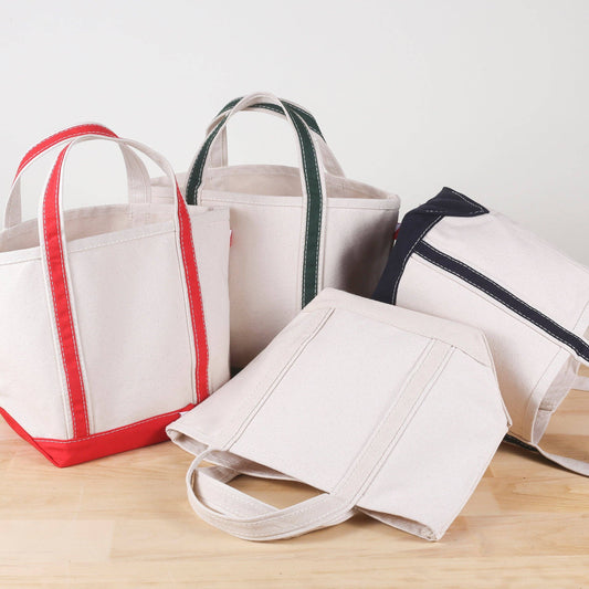 Classic ShoreBags Mini Canvas Tote: Natural / 13.5"W x 8.5"H x 4.5" D