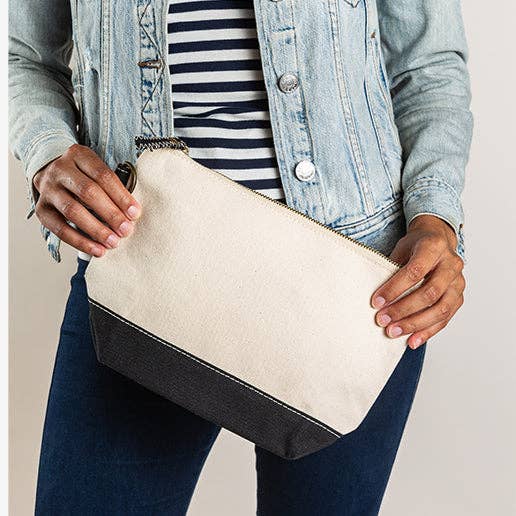 All In Zip Top Pouch: Navy