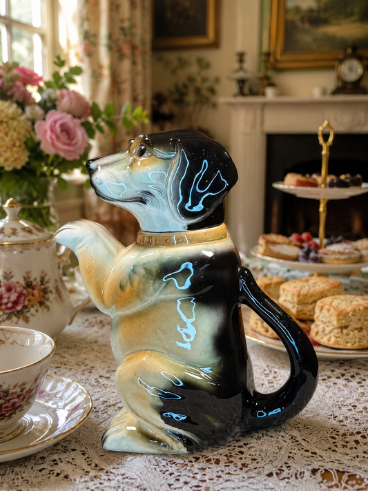 Antique Dog Teapot