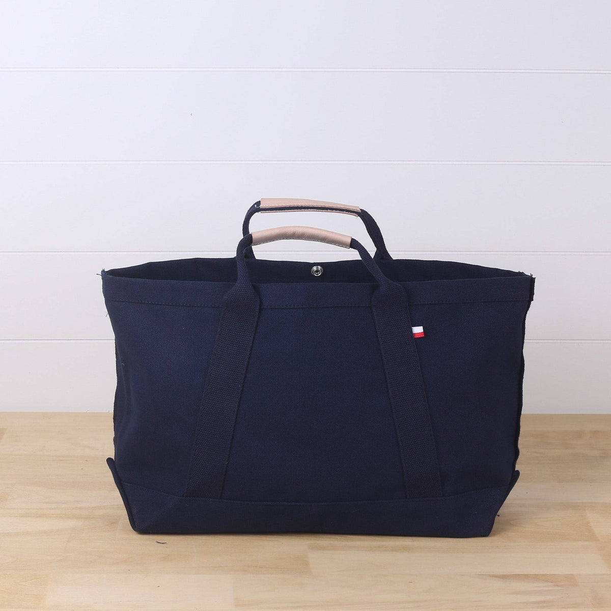 Utility Canvas Crossbody Tote: Natural