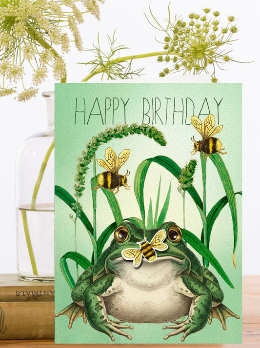 PU011P ~ Pop Up Greeting Card with Bee